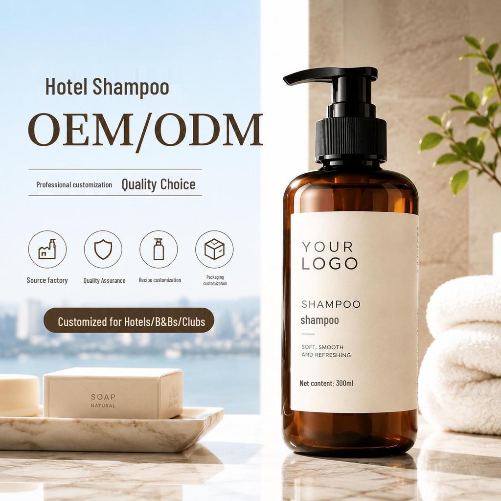 300ml Hotel Fragrance Shampoo, Body Wash, Conditioner & Moisturizer - Private Label