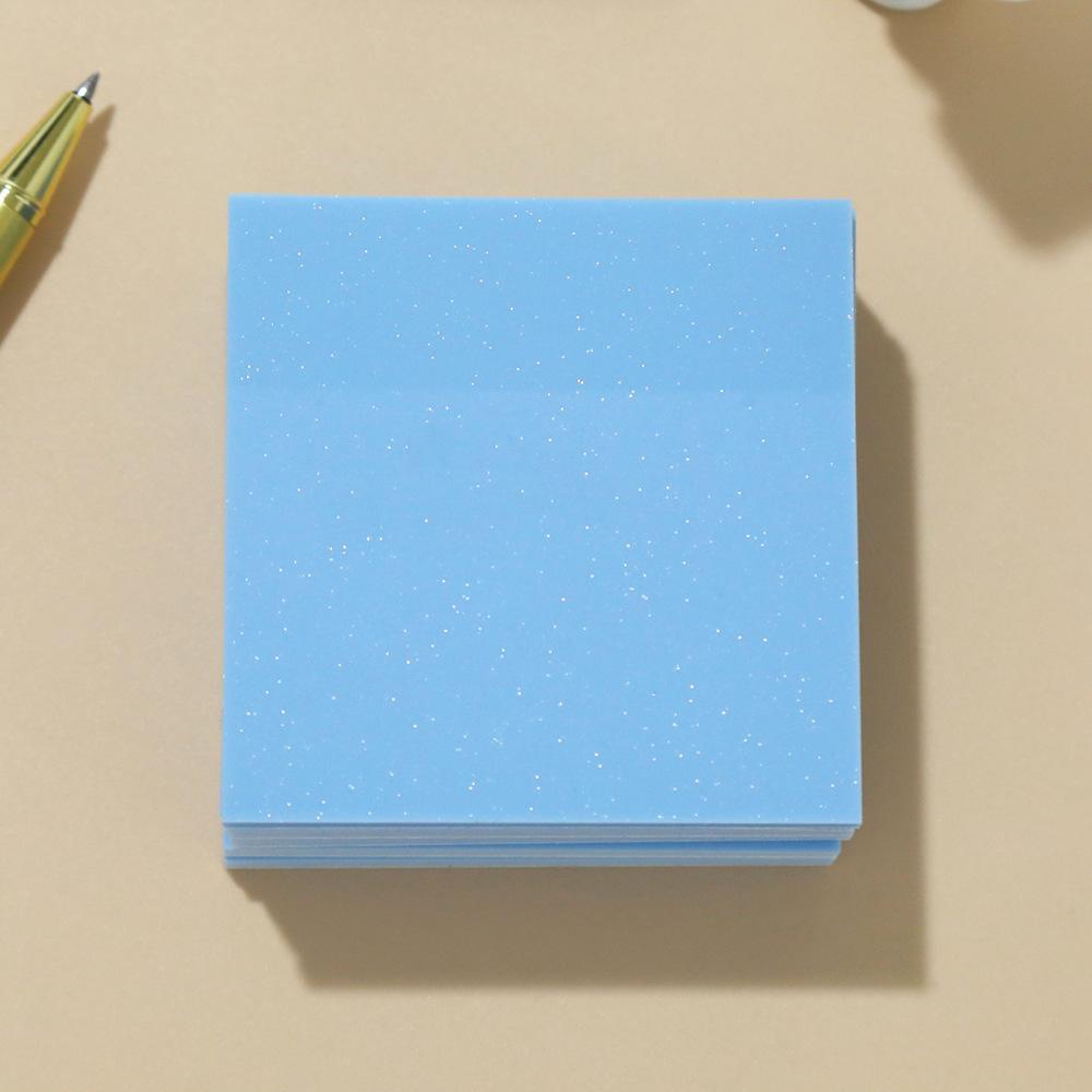 50 fogli Notes adesive per studenti PET traslucido Post-it Blocchetti notes Posit per cancelleria scolastica Adesivi per ufficio