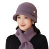 Hat Women's winter warm bucket hat Wool hat Basin hat