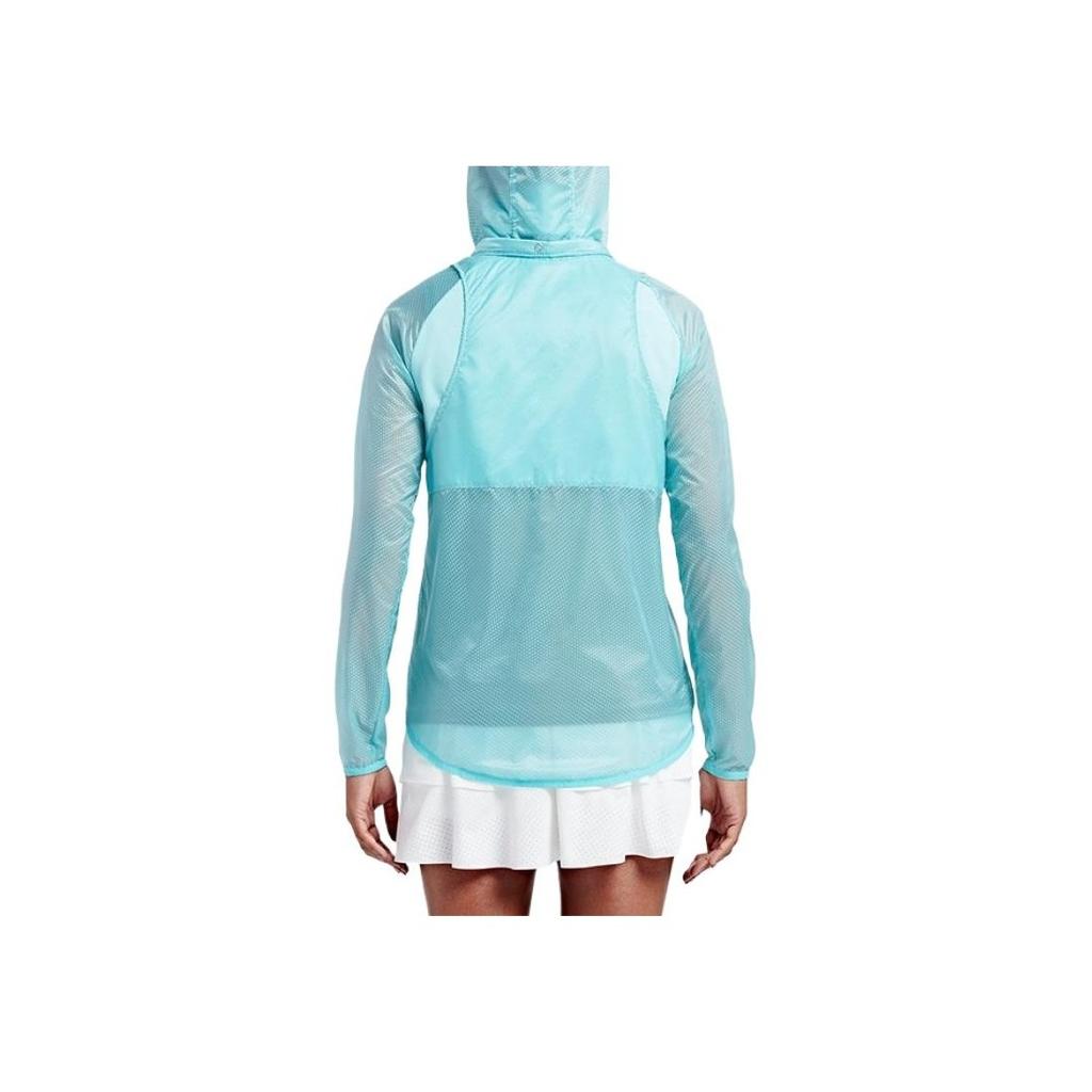 Nike Lightweight Sports Hooded Comfortable Fitting Waterproof Windproof Jacket Women Jacket Blue 802938-466