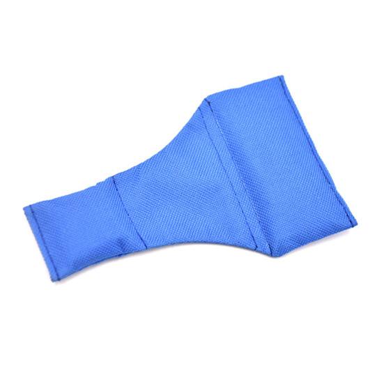 1/2 stk Fotballdommer bønnebag Dommer Kast ned Enkelsidig langhals blå nylon bønnepose for rugby fotballspill Dommertilbehør