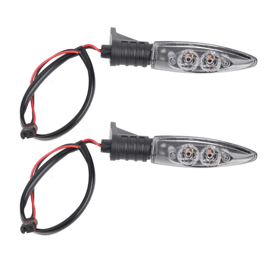 Pair of Motorcycle Turn Signal LED Lights Kit Direction Indicator Lamp for F800 Front