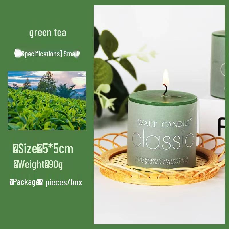 Colorful Cylindrical Scented Candles - Smokeless for Emergency, Weddings, Birthdays, and Church or Hotel Décor