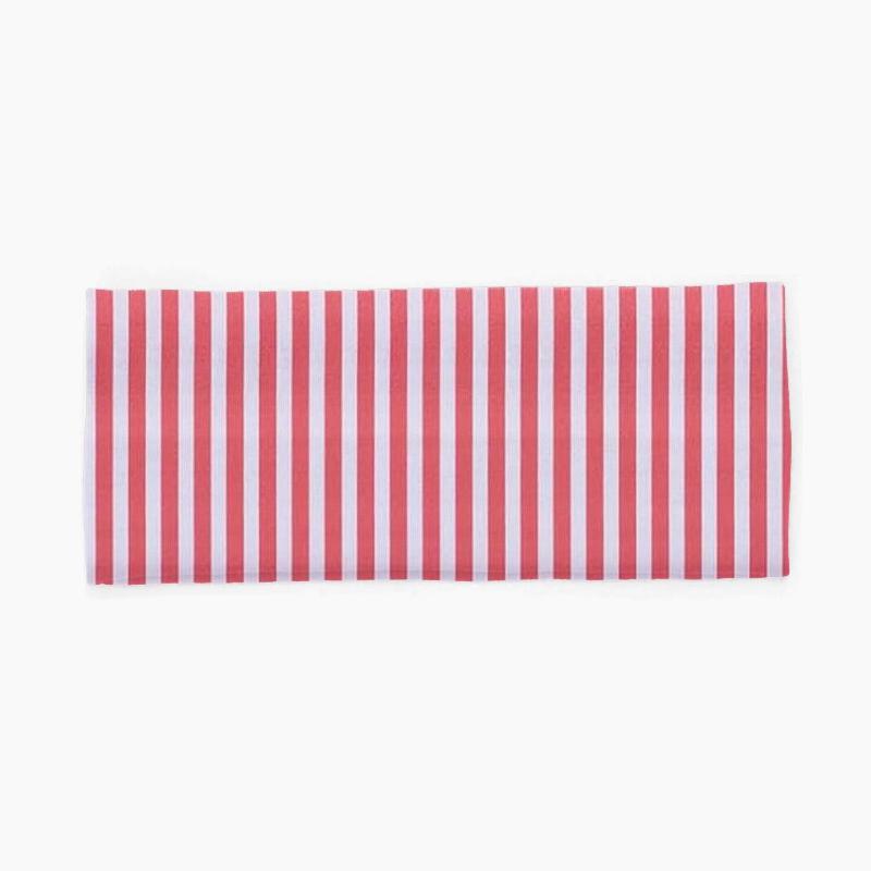 Stretchy Wide Striped Headbands Soft Non-Irritating Breathable Fabric 6 Color Choices for Yoga Travel Daily Wear