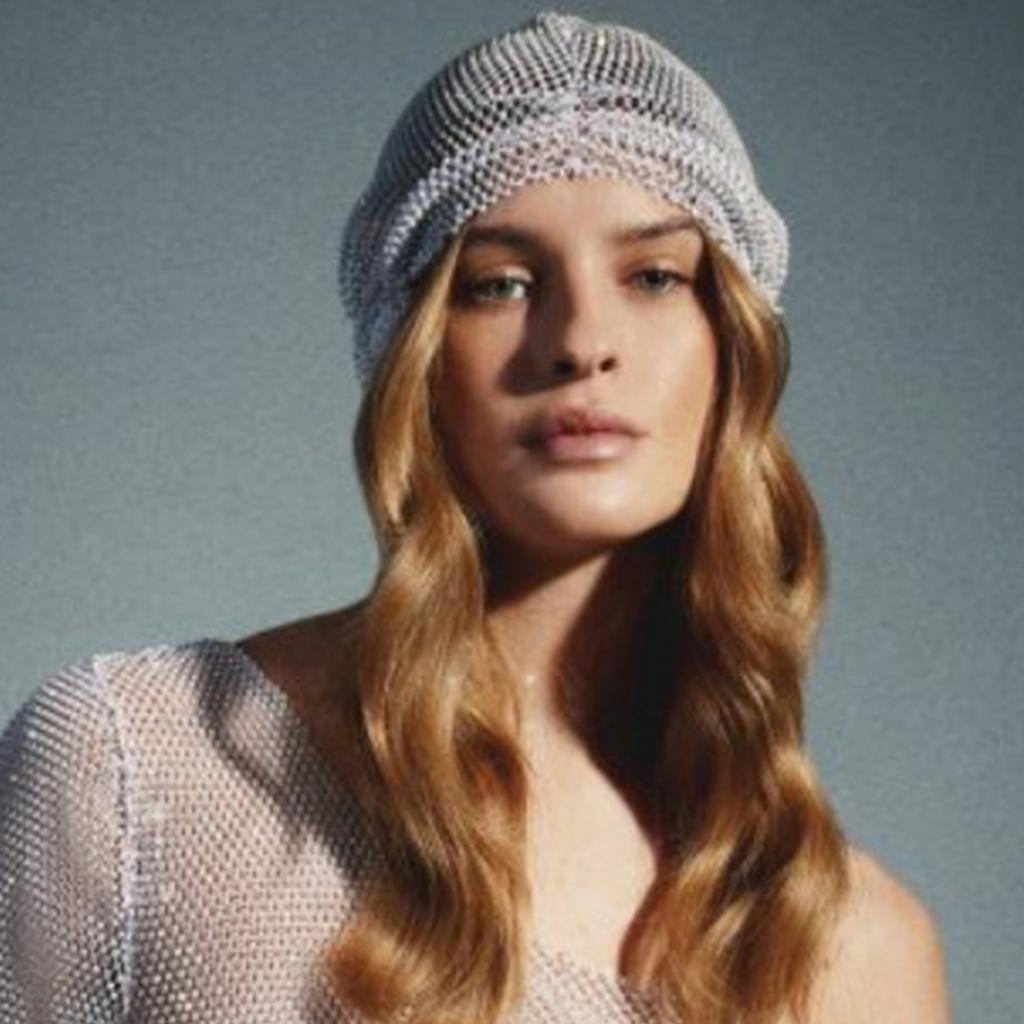 Glitter Rhinestone Elastic Hat Shinning Nightclub Beanie Hat Carnivals Festival Beanie Clubwear Adult Hat