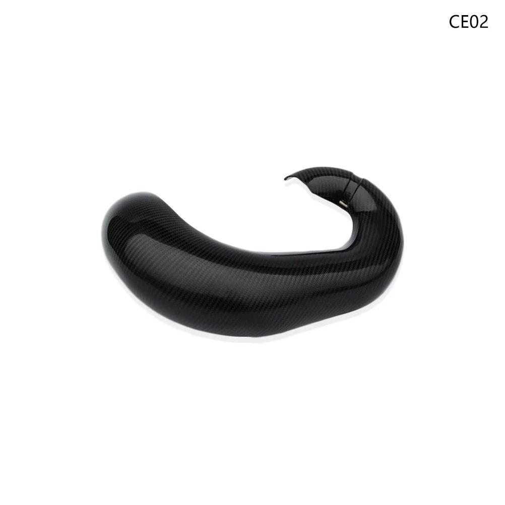 For 2017-2024 Motorcycle Carbon Fiber Exhaust Guard Lightweight Anti-scalding Muffler Shield Protector For KTM HUSQVANA GASGAS