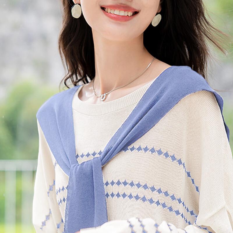 MOCANA Women's Long-Sleeve Shawl Knit Top