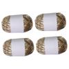 of Chunky Knitting Yarn, T-Shirt Crochet Craft Shiny Polyester Double Yarn for Knotting,