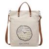 2026 New Fashi Printed Canvas Tote Bag Casual Simple Shoulder Bag for Women Girls Trendy Shopping Bag