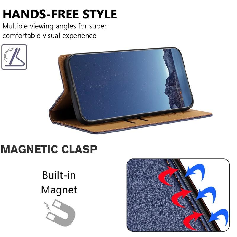 Leather Case for Realme Narzo 50i Prime 60 70 Pro 60X 70X N53 N55 N63 N65 V11 V13 V23 Q3 Q3i Note 50 4G 5G Protective Flip Wallet Cover