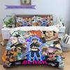 Black Clover Gemustertes Kissenbezug & Bettbezug Set Anime Stil Schlafzimmer Dekor Tolles Geschenk für Enthusiasten YUN6518