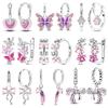 Funkelnder Schmetterling Schleife Feder Pfote Reifenohrring Für Damen Mädchen Jubiläum Hochzeit Schmuck Geschenke