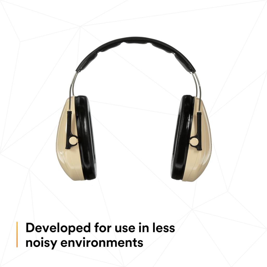 3M PELTOR H6A/V Low Profile Headband Earmuffs Hearing Protection Noise Reduction NRR 21dB Safety Ear Muffs
