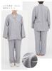 Kaituck Family Women's Relaxed Pajamas, Loungewear, Soft Korean Style, Muted Color, Open Front, Long Sleeves, Spring/Autumn (M, Charcoal)