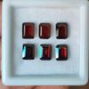 8x6 Mm Size Emerald Cut Natural Garnet Gemstone Lot, Healing Gemstones Lot.