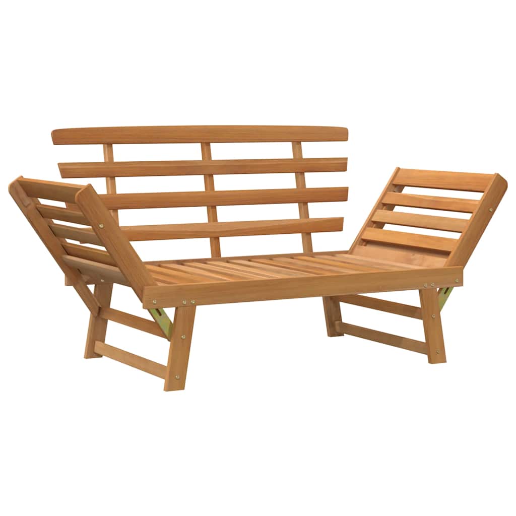 Vidaxl Ławka Ogrodowa, 2-W-1, 190 Cm, Lite Drewno Akacjowe