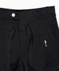Laekeulopeu Zip Housing Loose Trousers - Black