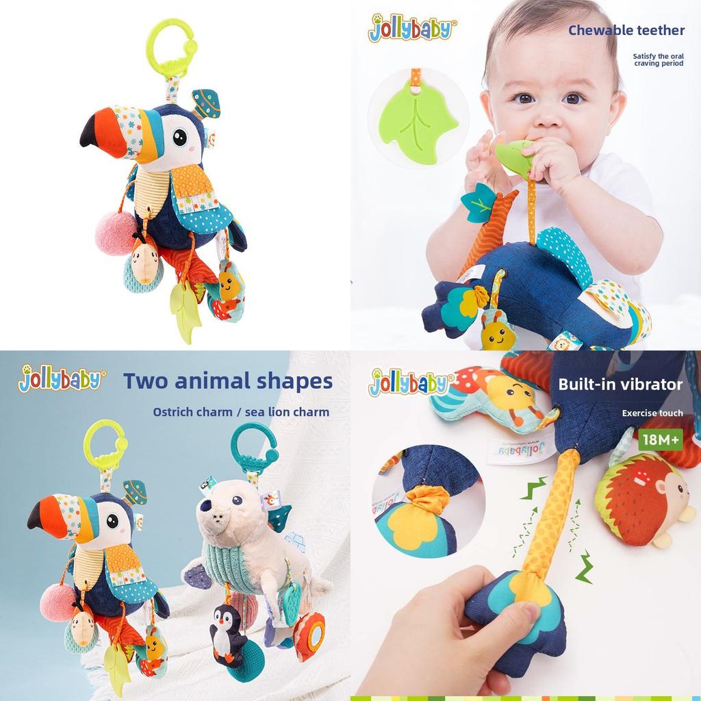 Jollybaby Baby Sensory Toy With Soft Cotton Material For Visual And Auditory Development