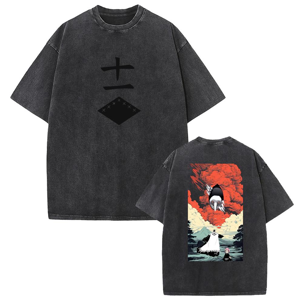 

Заракі Кенпачі Bleach Аніме Одяг Чоловічий Жіночий Футболки Оверсайз З Коротким Рукавом Прана Футболка Ретро Бавовняна Футболка Хараджуку Топи XL чорний