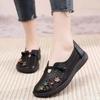 Summer New Anti Slip Comfortable Breathable Shoes for Middle-aged Elderly Women Simple Comfortable Daily Casual Shoes