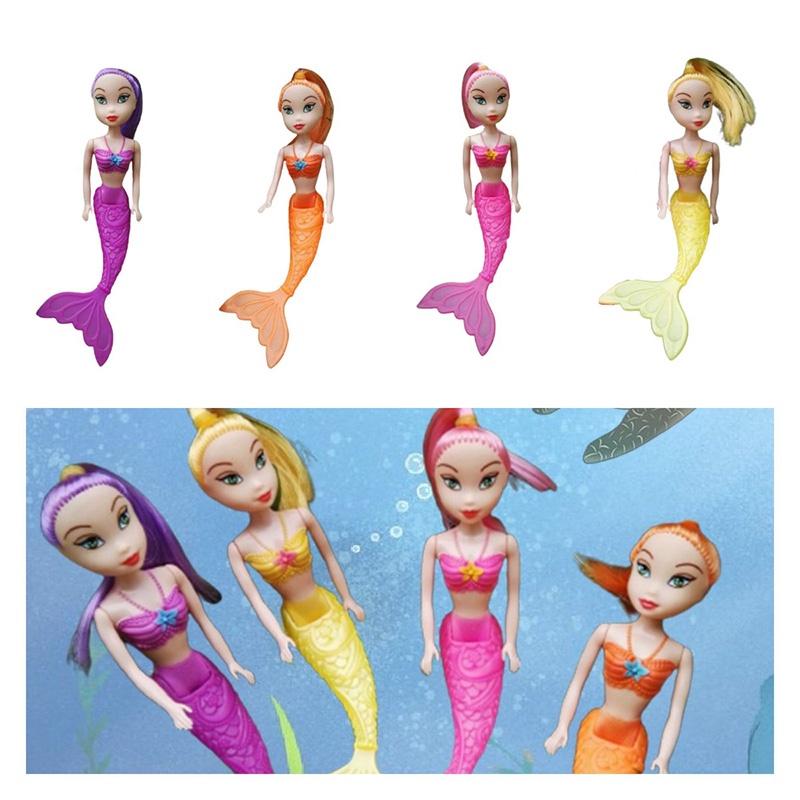 Meerjungfrauen-Puppe Mädchen Geschenk Plastikspielzeug Prinzessin Fee Kinder Kinder Spielzeug