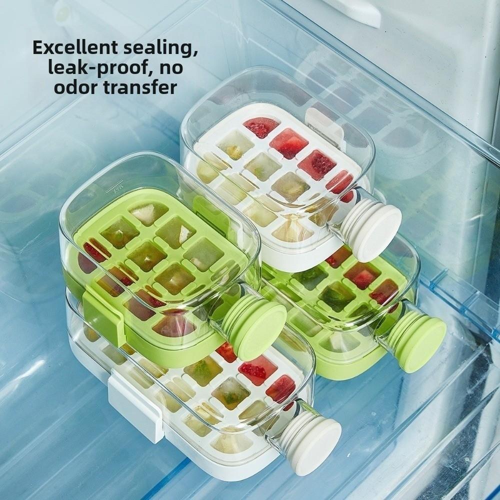 No Touch Design Ice Cube Mold Press Type Ice Make Bottle Cooling Cup Water Bottle  Whiskey Drinks