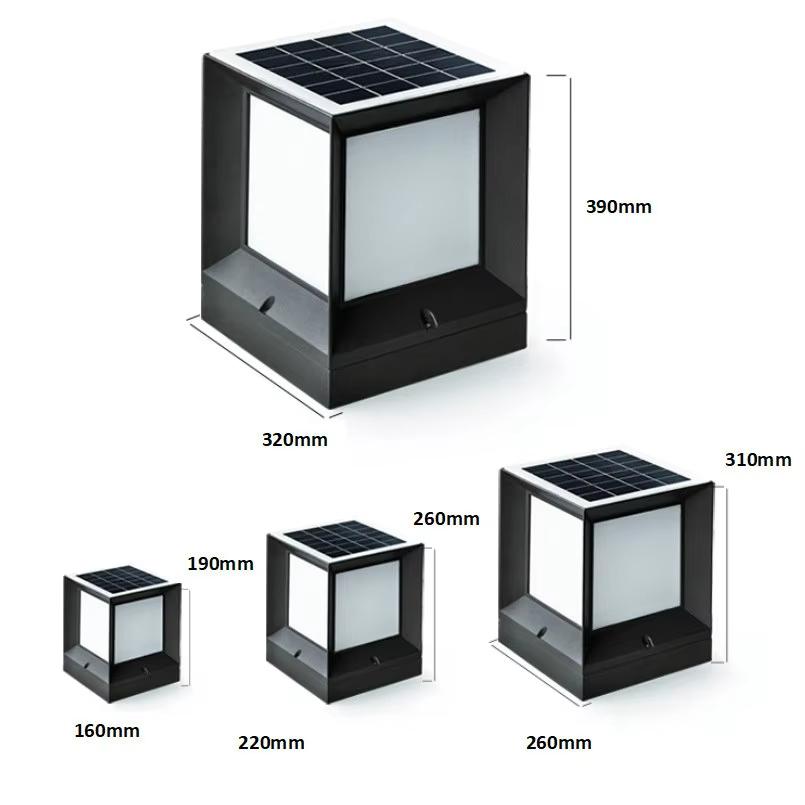 Simple Modern Solar Garden Lights Solar-powered LED Warm White Solar Panel Included Suitable for Garden Home Use Waterproof IP65