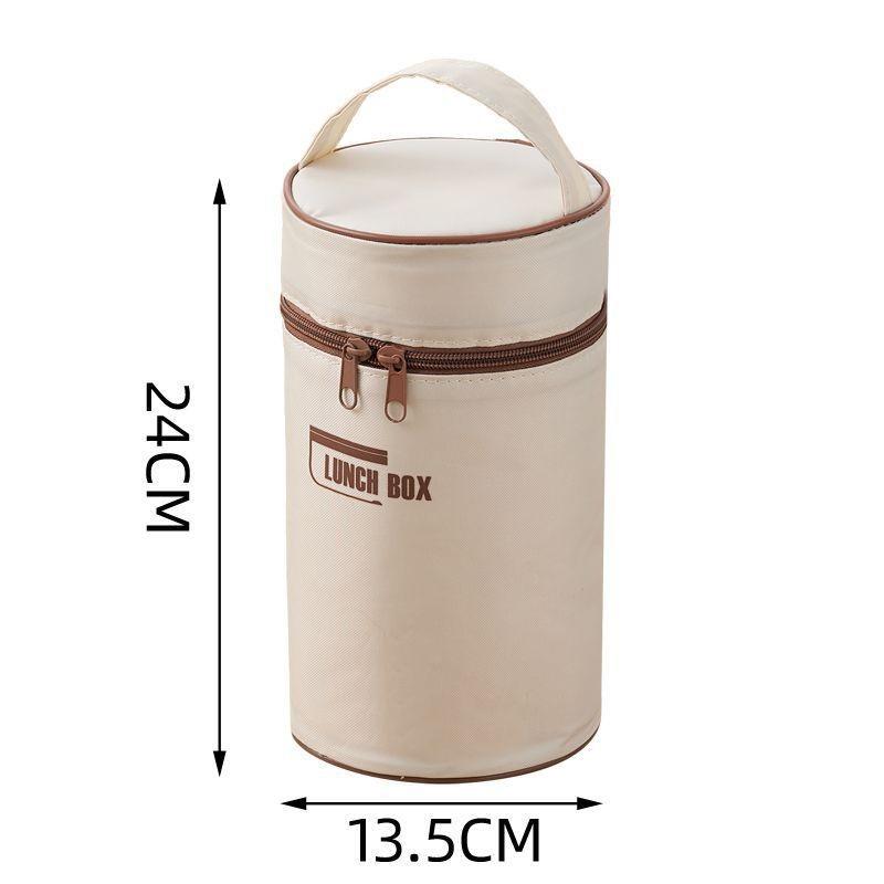 Bolsa Térmica para Fiambrera Papel de Aluminio Rectangular Redonda Gran Capacidad Bolsa Térmica Portátil Bolso Bento para Mujer Niños Bolsa Refrigeradora