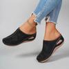 *Fashiable Hot Selling Sexy Elegant Wedge Heel Slippers Summer New Round Headed Comfortable Work Leisure Slippers for Women