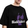 Camiseta Morada Oficial Merch de Black Sabbaths para Hombres y Mujeres Música Metal Camiseta de Algodón Puro Ropa Camisetas Vintage