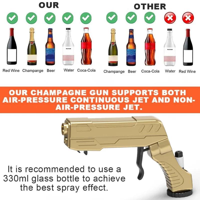 Champagne Gun, Beer Gun, New Wine Stopper, Wine Feeder, Bar Party Atmosphere Prop, Jet Gun, Ejector