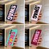 Clmj --Imprimeu Leopard -Husa Telefon Transparentă SWAG pentru Samsung S25, S24, S21, S22, S23, S30, Ultra, S20, Plus, FE, Lite