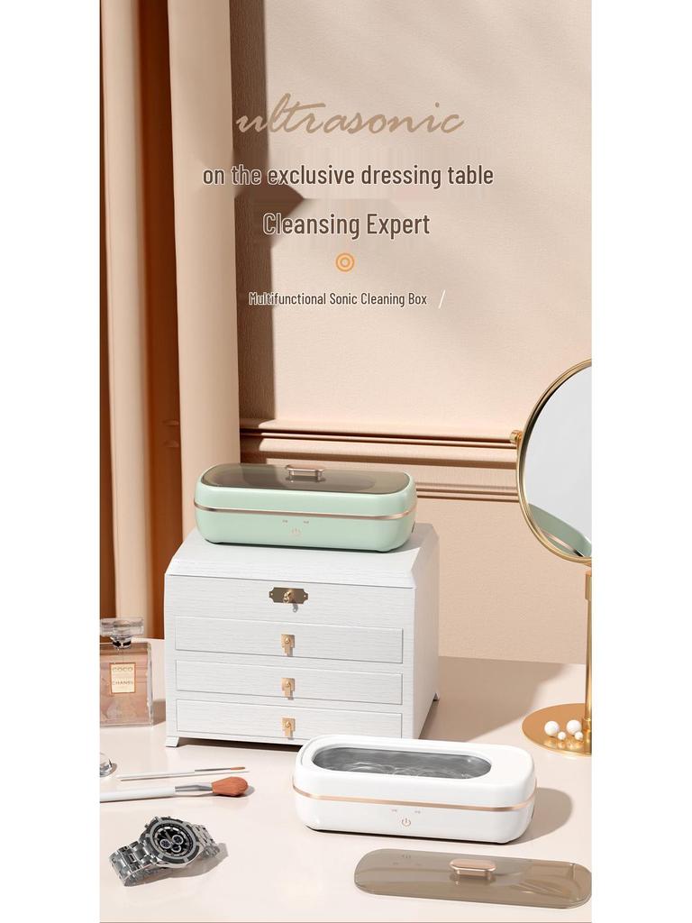 Ultrasonic Blue Light Cleaner for Glasses, Jewelry, and Contact Lens