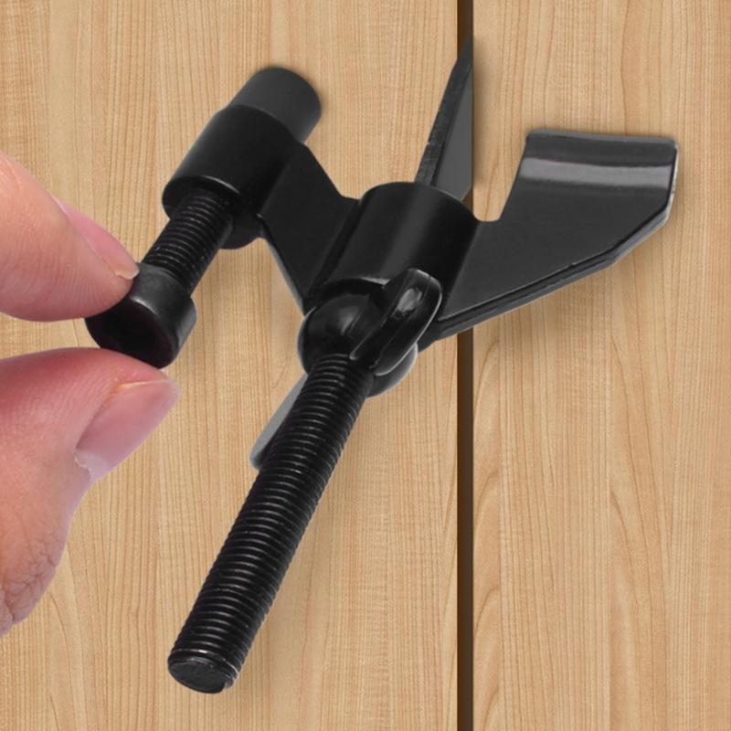 Upgraded Removable Door Lock Jammers Travel Door Lock Portable Safety Device for Travel Safety & homes  Security Essential