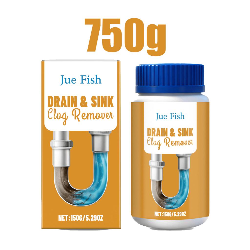 Drain Clog Remover Powder Pipe Dredge Agent Hair Grease Dissolver Kitchen Sink Bathroom Unblocker Fast Cleaning Tool 150g