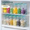 45Pcs Silicone Food Storage Leakproof Reusable Stand Up Zip Shut Bags Cup Fresh Food Storage Bag Refrigerator Fresh Wrap