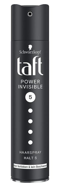 Taft Power Invisible 5 Ultimate Hold Hair Styling Spray - 250ml
