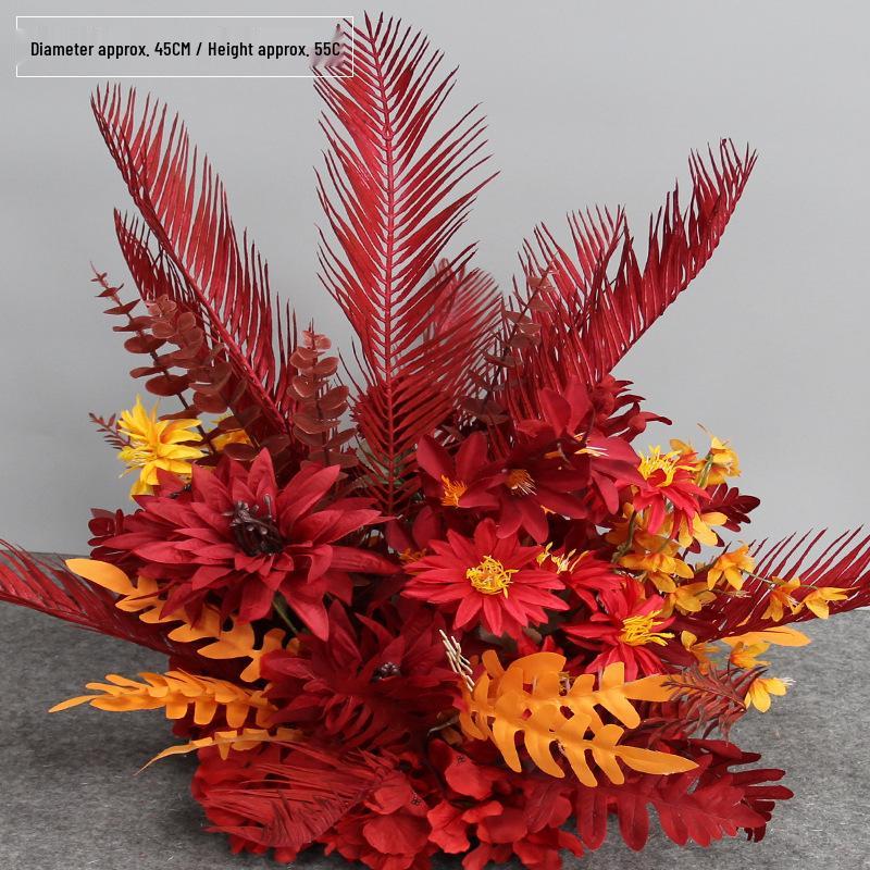 Artificial Wedding Aisle Flowers: Hotel Table Arrangements & Decorative Flower Balls for Stage and Welcome Area