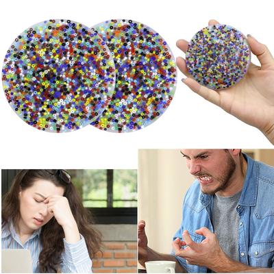 1/2Pcs Skin Picking Fidget Toy Dermatillomania Fidget Toy Silicone Trichotillomania Fidget Toy Stress Relief for ADHD OCD