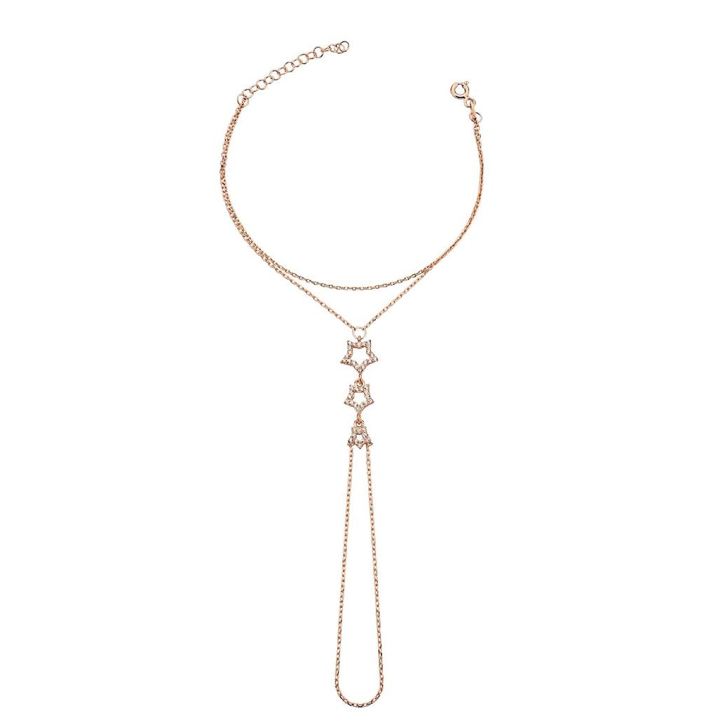 925 Sterling Silver Row Stars Ahmeran - 45099900