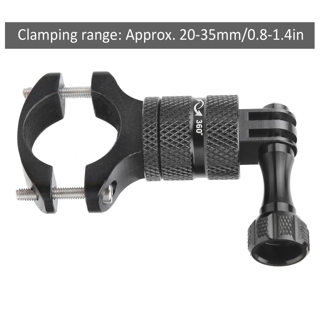 Action Camera Aluminium Alloy 360 Degree Rotation Ballhead Bike Motocycle   Stand