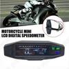 0-1200 Rpm Motorcycle LCD Digital Speedometer Mini Odometer with Column Sensor