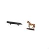Rustic Resin Horse Tray Decorative Storage Bowl Modern Animal Sculpture Art Craft Ornament for Home