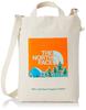 The North Face K Organic Cotton Tote Square One Size NMJ82250, Natural/Yosemite Print,