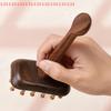 1 Pcs Portable Sandalwood Gua Sha Massage Brush Head Neck Abdominal Leg Body Meridian Massager Wooden Therapy Massage Tools