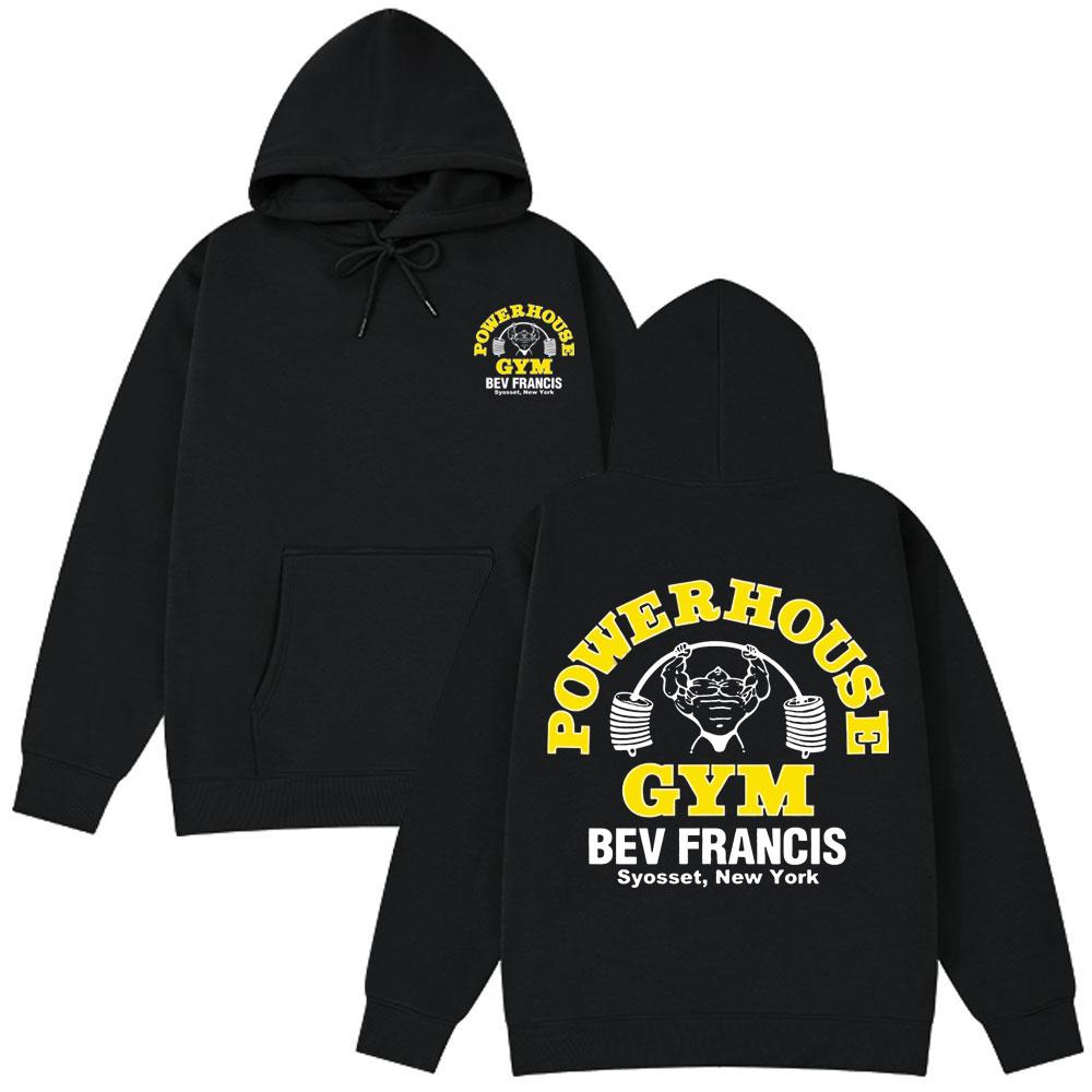 

Powerhouse Gym Graphic Hoodie Olympia Fitness Weightlifting Exercise Hip-hop Sweatshirt Men Women Casual Warm Harajuku Pullover 3XL