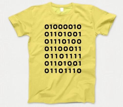 Binäres Bitcoin T-Shirt 621 Krypto Eins Null Code Satoshi BTC HODL Silicon Valley