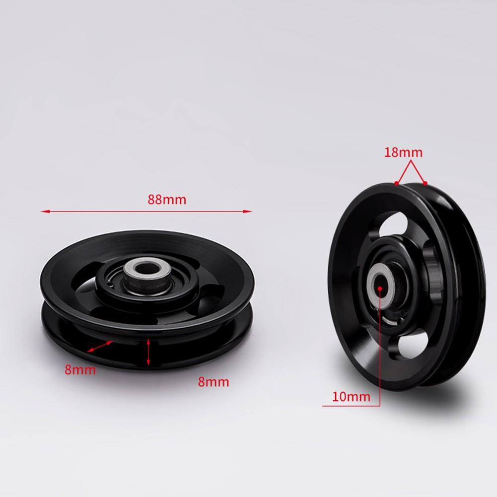 

Тросовый шкив Колесо Ролик Тренировка Тихий Снижение Шума 88mm Black
