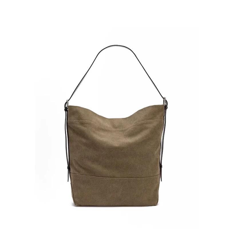 Unisex Versatile Casual Large-Capacity Canvas Shoulder/Crossbody Bag - Spring 2025