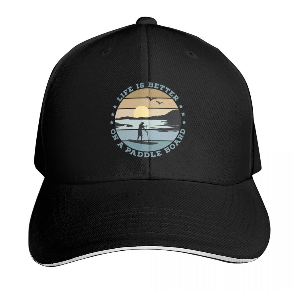 SUP Life is better on a paddle board (Unisex) Baseball Cap Hip Hop fashionable Hat Luxury Brand Trucker Cap Women Unisexs
